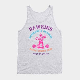 Hawkins D&D club (colors) Tank Top